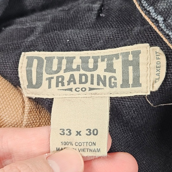 Duluth Trading Fire Hose Cargo Work Pants Mens 33x30 (Fits 32x29) Relaxed Fit - Picture 3 of 13